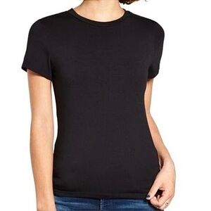 BP Nordstrom Black Crew Neck Short Sleeve T-Shirt basic size XS NWT